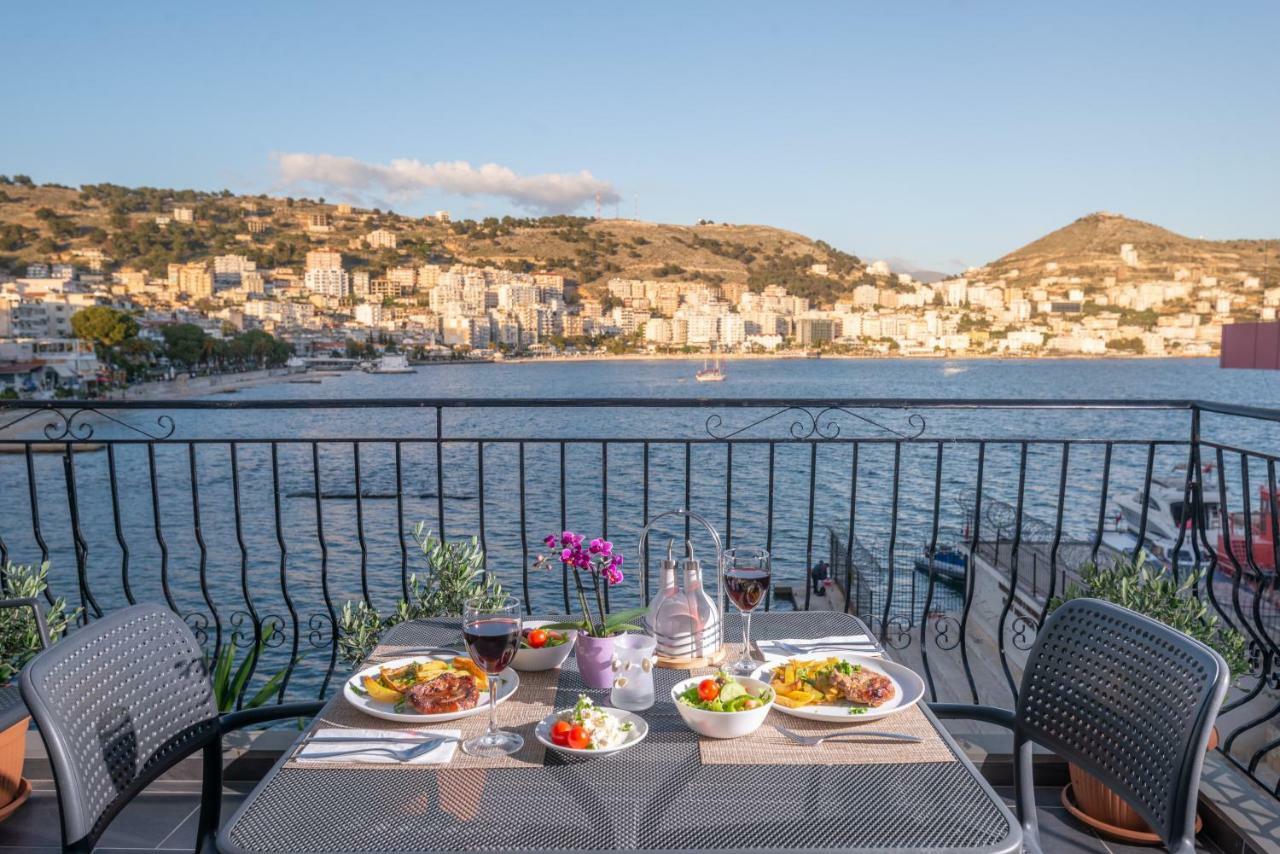 Palma City Hotel Sarande Bagian luar foto