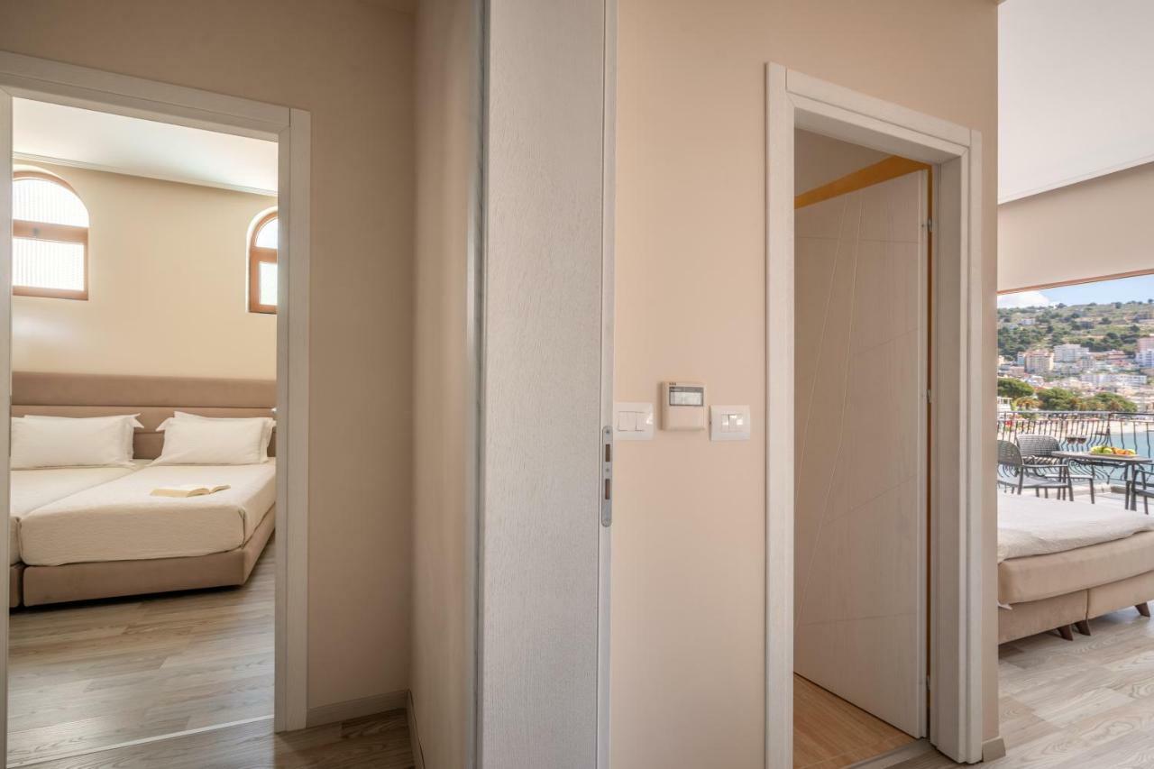 Palma City Hotel Sarande Bagian luar foto